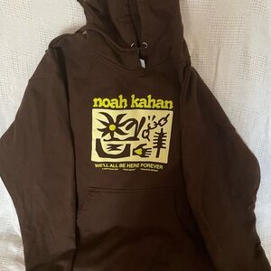 Noah Kahan We’ll All Be Here Forever Tour Hoodie-Brown Hoodie with Graphic Print